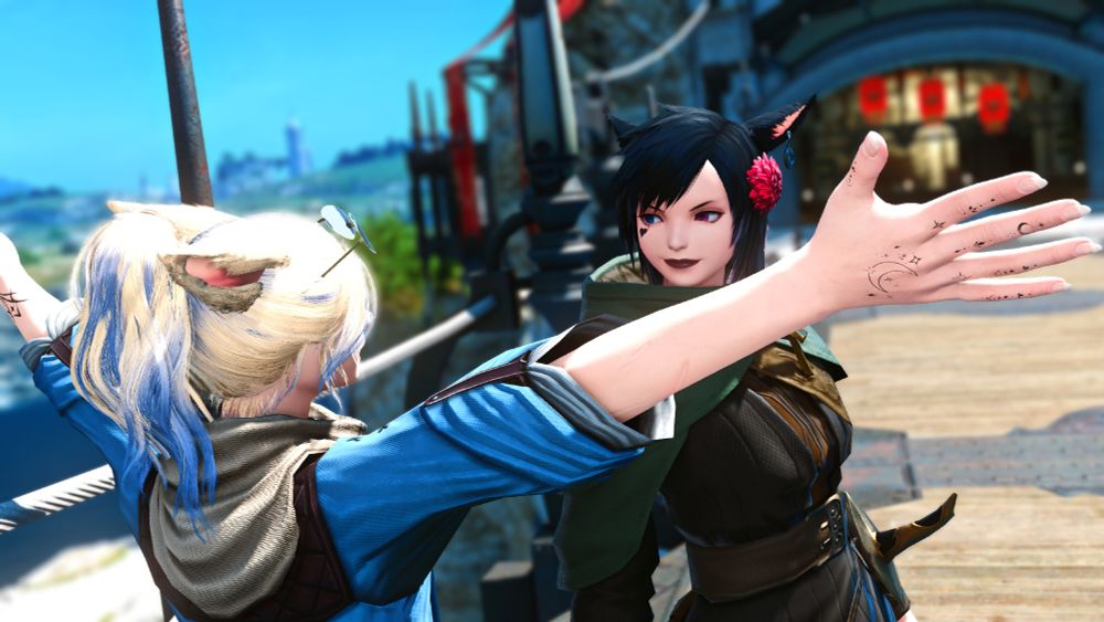 Kowa smirks at L'aska, waiting for the opportunity to strike