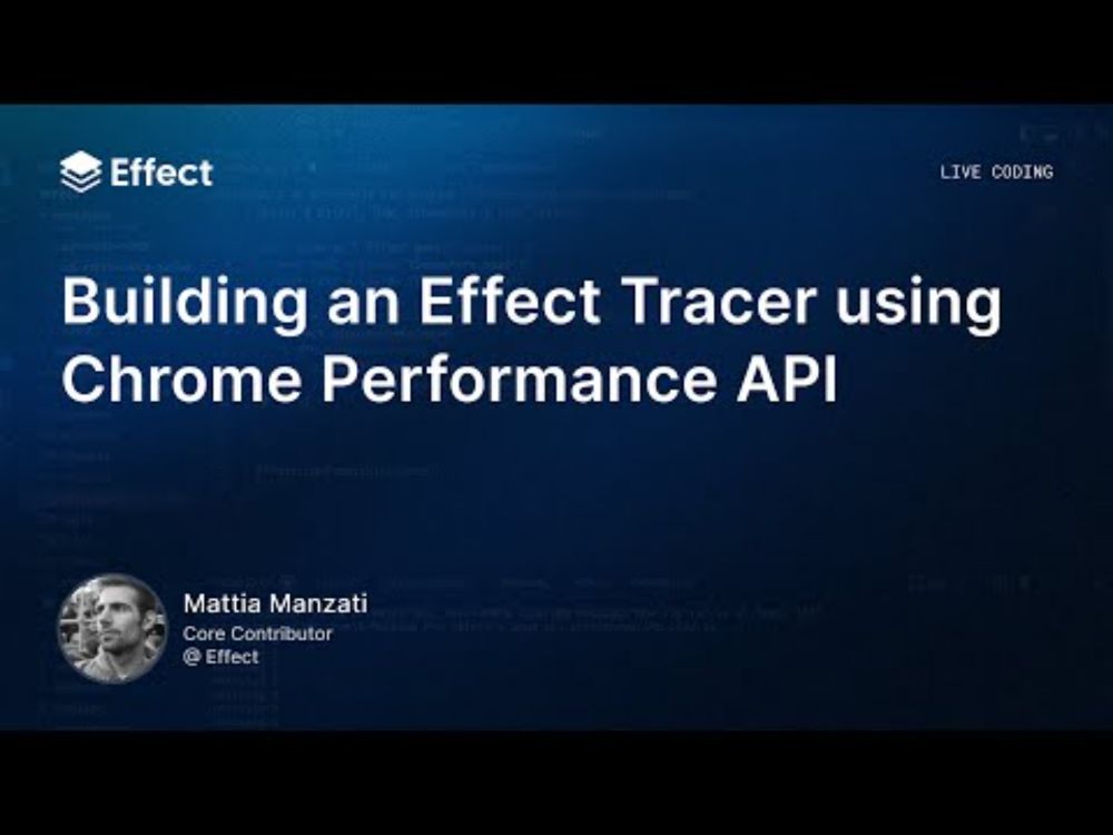 Building an Effect Tracer using Chrome Performance API