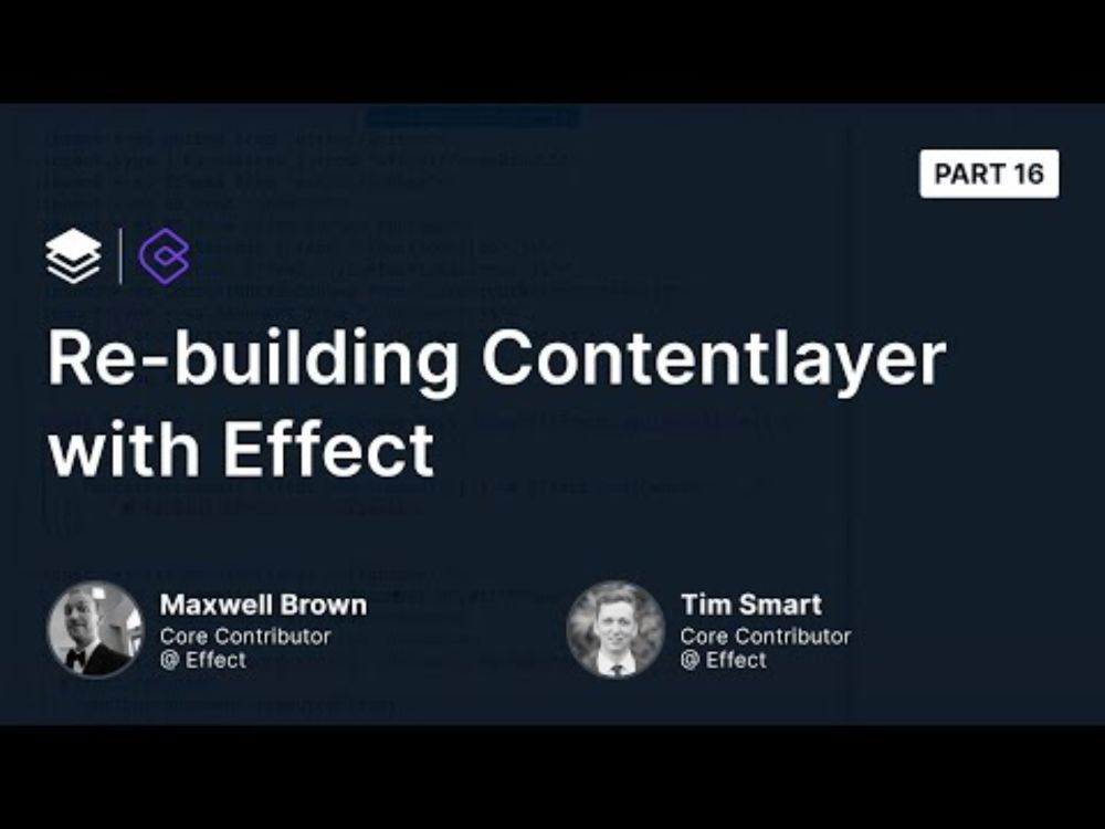Rebuilding Contentlayer w/ Effect (Part 16)