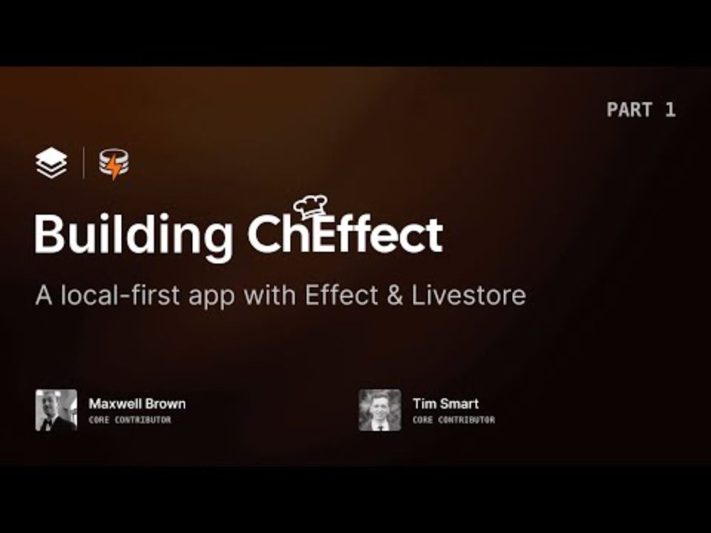 ChEffect – A Local-First Meal Planning App written w/ Effect & LiveStore (PART 1)
