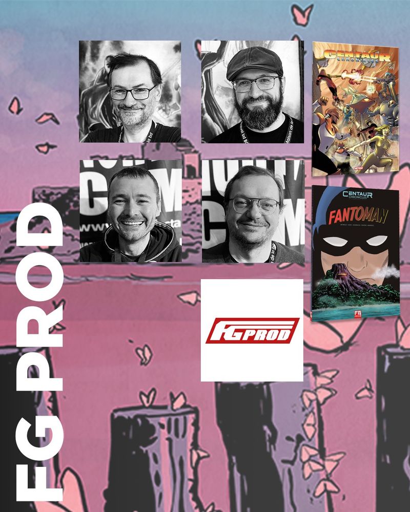 ✅ FG PROD avec les albums de Centaur Chronicles
😍 De quoi vous composer une bibliothèque de choix parmi une sélection de parutions françaises indépendantes réalisées par des auteurs talentueux et accessibles pendant toute la durée du salon !!
📍 Rendez-vous du 24 au 26 octobre 2025 - Quai St Malo - Stand D38