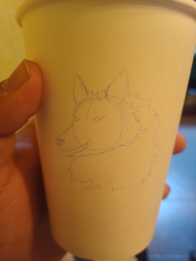 My fursona, wolf
