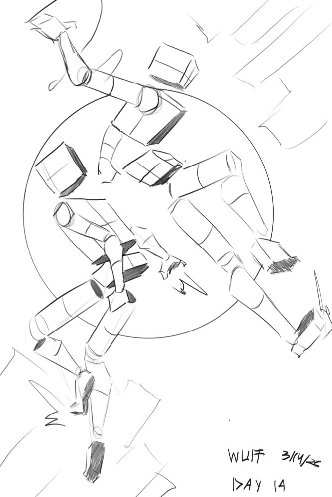 Another sketch quest for kimo (box figures) 