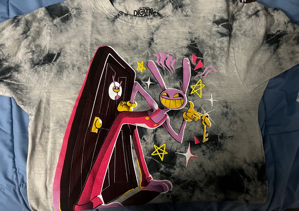 The Amazing Digital Circus Jax acid washed tee 