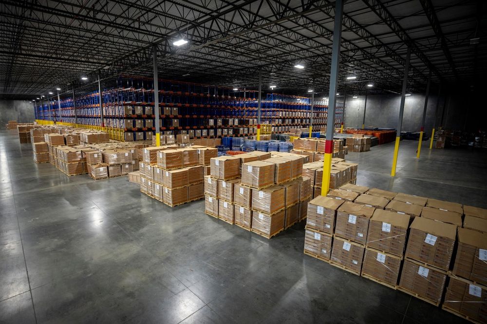 More than 60,000 metric tons of food have languished in warehouses in the United States and around the world — with expiration dates nearing on some items.