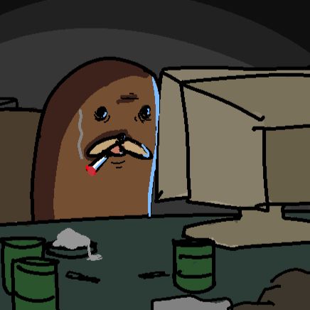 A little sad smoking spurdo gondola