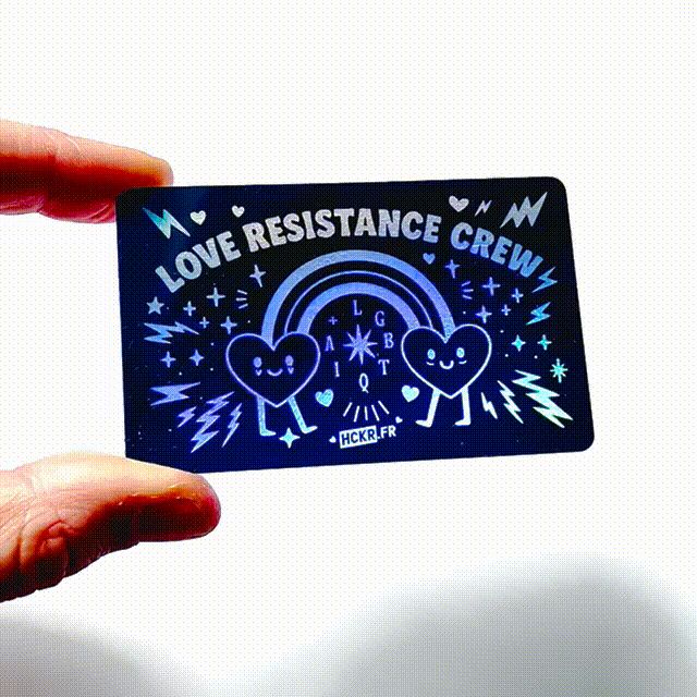 une carte holographique