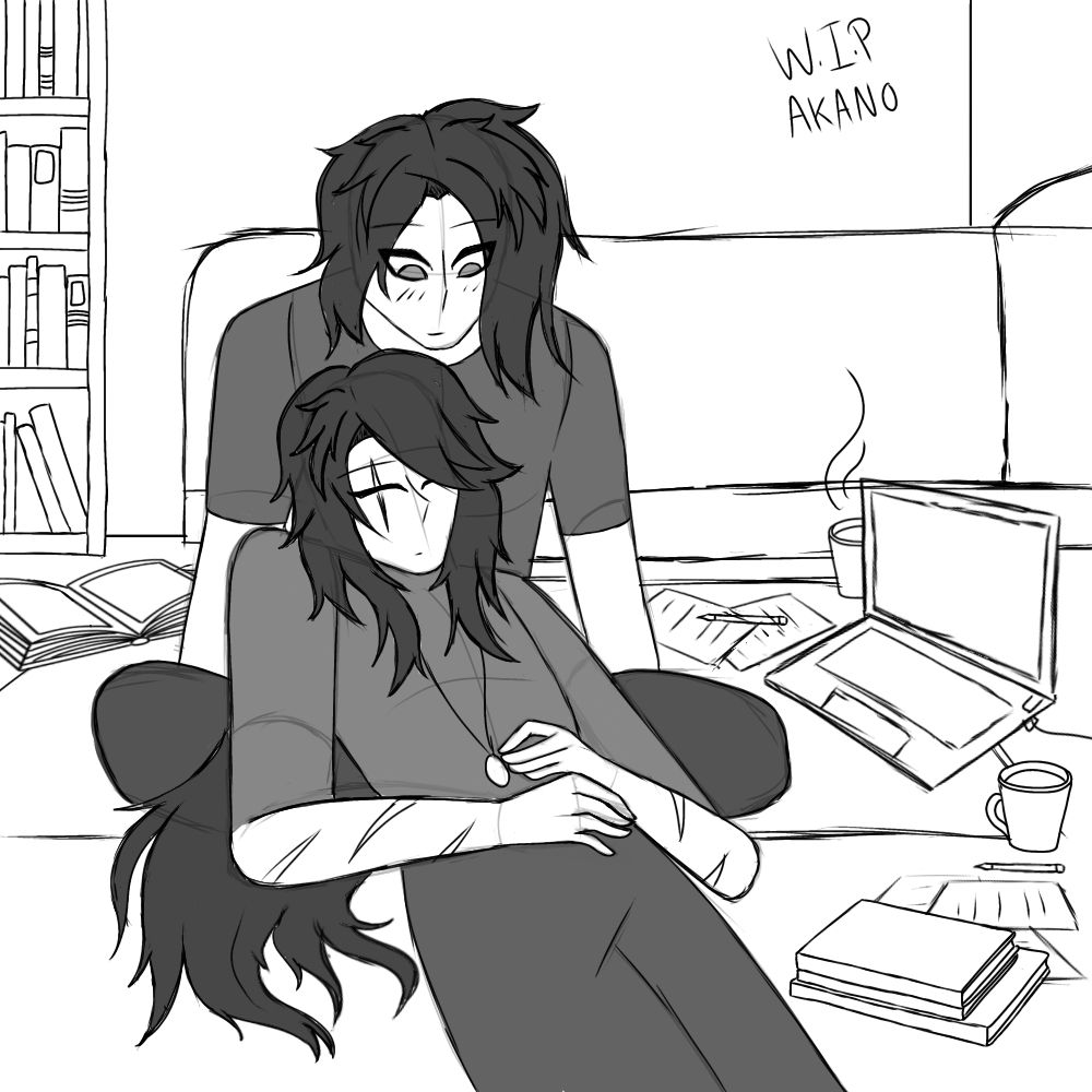 This is the second version of the WIP drawing that I was originally going to post.