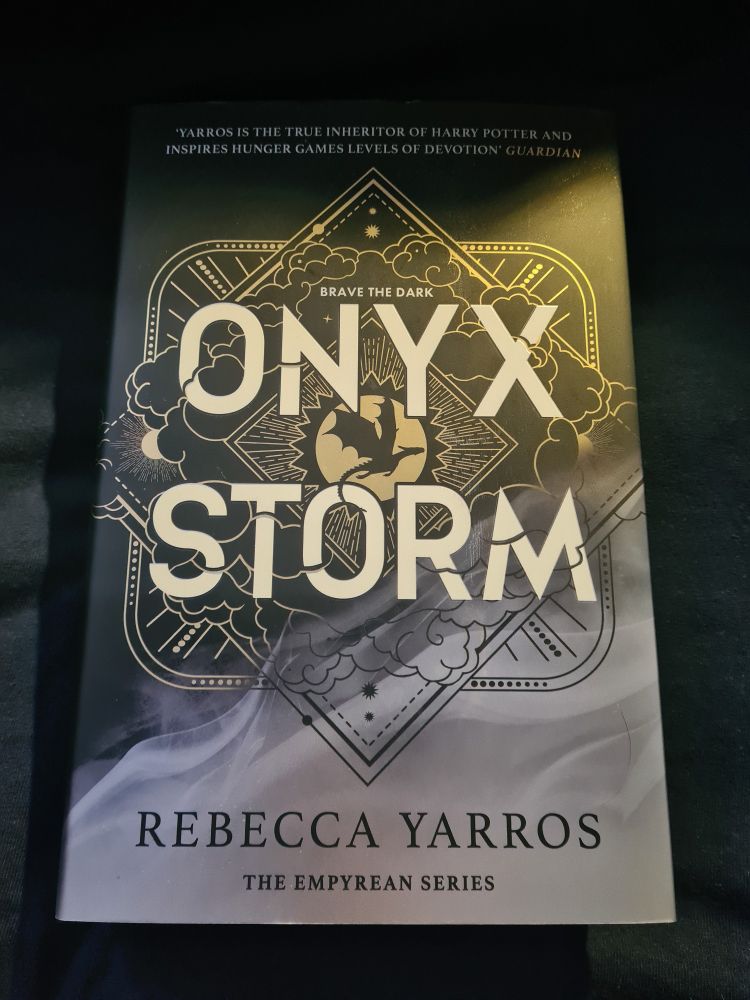 Book Onyx Storm by Rebecca Yarros, part of The Empyrean Series.
