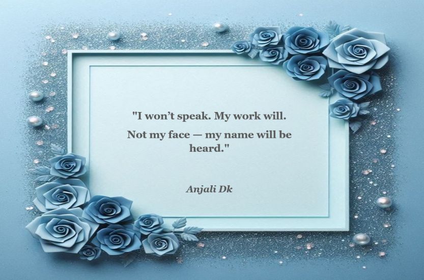 This quote reflects self-confidence, determination, and the belief in letting actions and achievements speak louder than appearances or words.