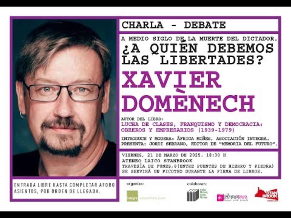 CHARLA - DEBATE CON XAVIER DOMÈNECH