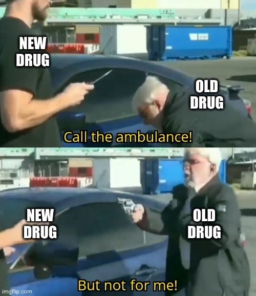 Call an ambulance... But not for me meme.
