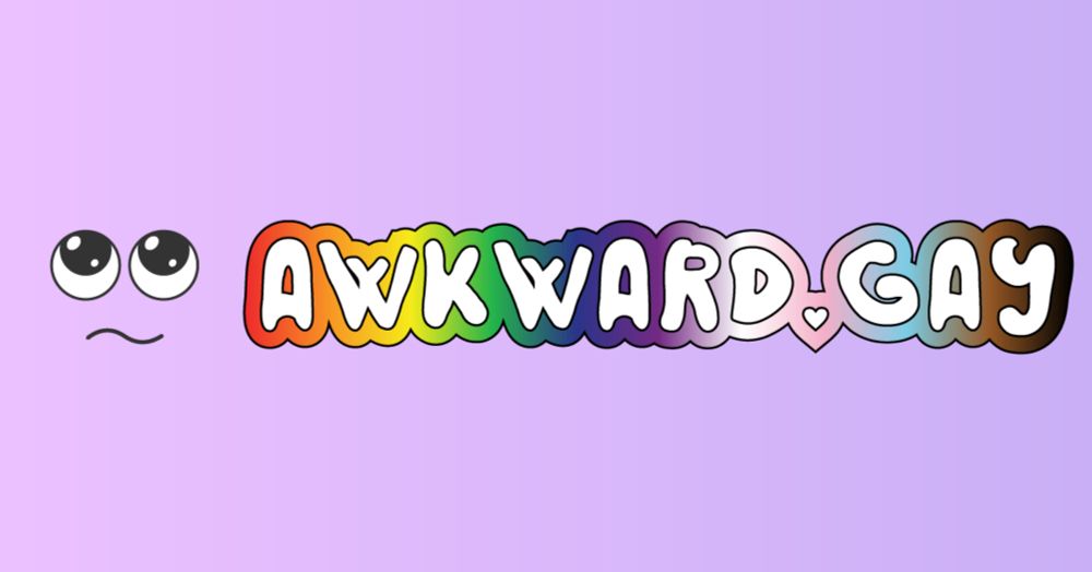 Awkward.Gay - Queer Stickers & Apparel