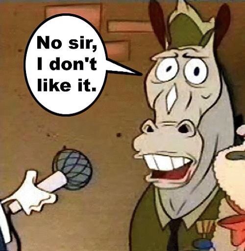 A horse speaking its mind