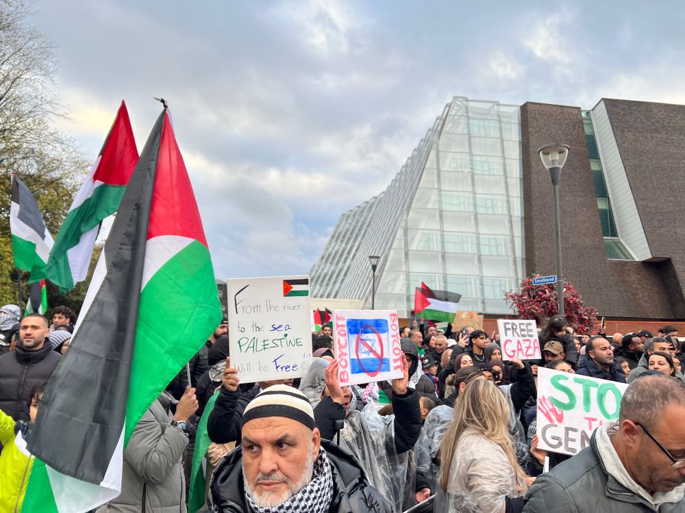 Vreedzame mars voor Palestina