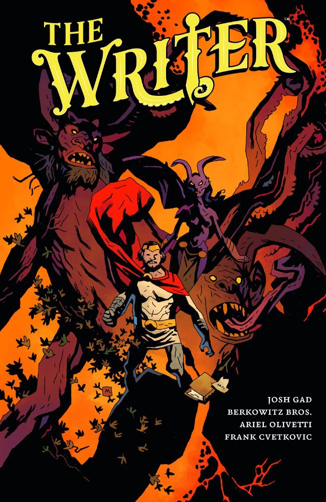 The Writer paperback collection variant cover by Mike Mignola