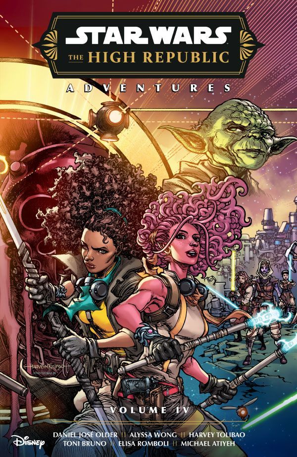 Cover of Star Wars: The High Republic Adventures Phase III Volume 4, illustrated by Harvey & Kevin Tolibao