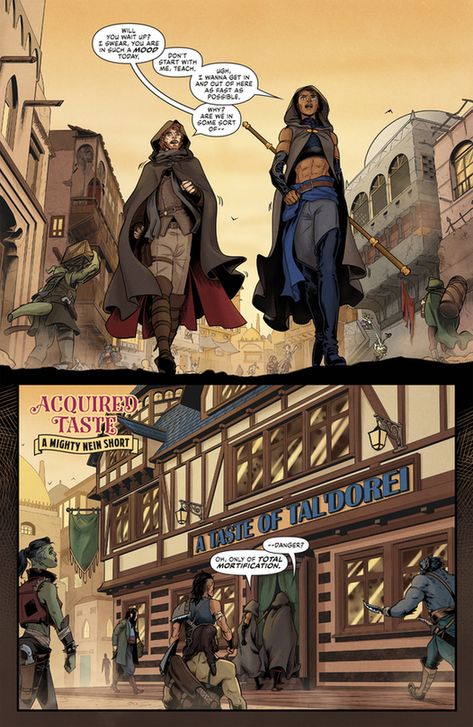 Preview page from the Free Comic Book Day 2025 (General) issue, of the Critical Role comic