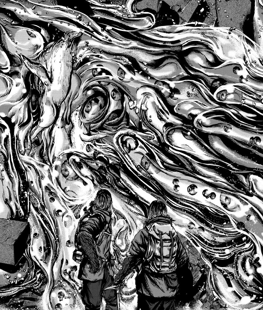 Panel from H.P. Lovecraft's At the Mountains of Madness by Gou Tanabe