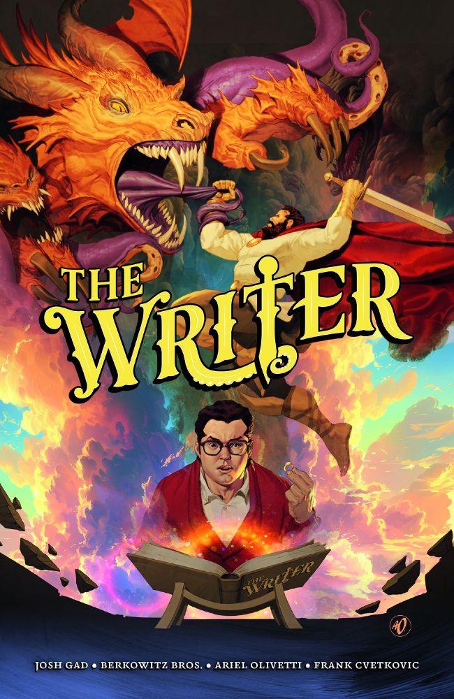 The Writer paperback collection cover by Ariel Olivetti