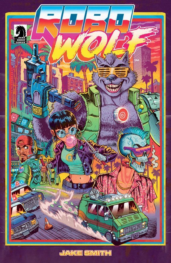 Cover of Robowolf issue #1, illustrated by Jake Smith