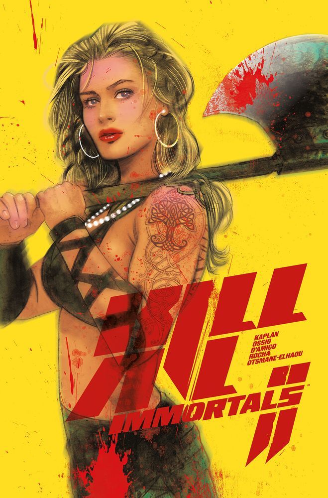 Variant cover of Kill All Immortals issue #1, illustrated by Tula Lotay