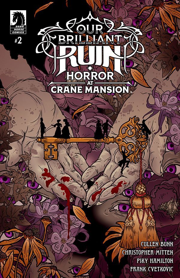 Cover of Our Brilliant Ruin: Horror at Crane Mansion issue #2, illustrated by Helen Mask