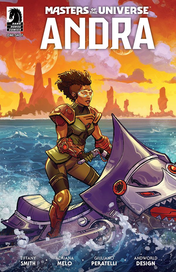 Variant cover of Masters of the Universe: Andra, illustrated by Nate Baertsch