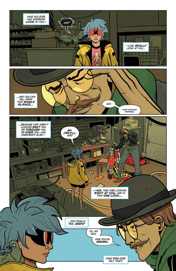Page from The Oddly Pedestrian Life of Christopher Chaos: Children of the Night issue #2