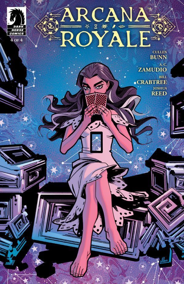 Cover of Arcana Royale issue #4, illustrated by A.C. Zamudio