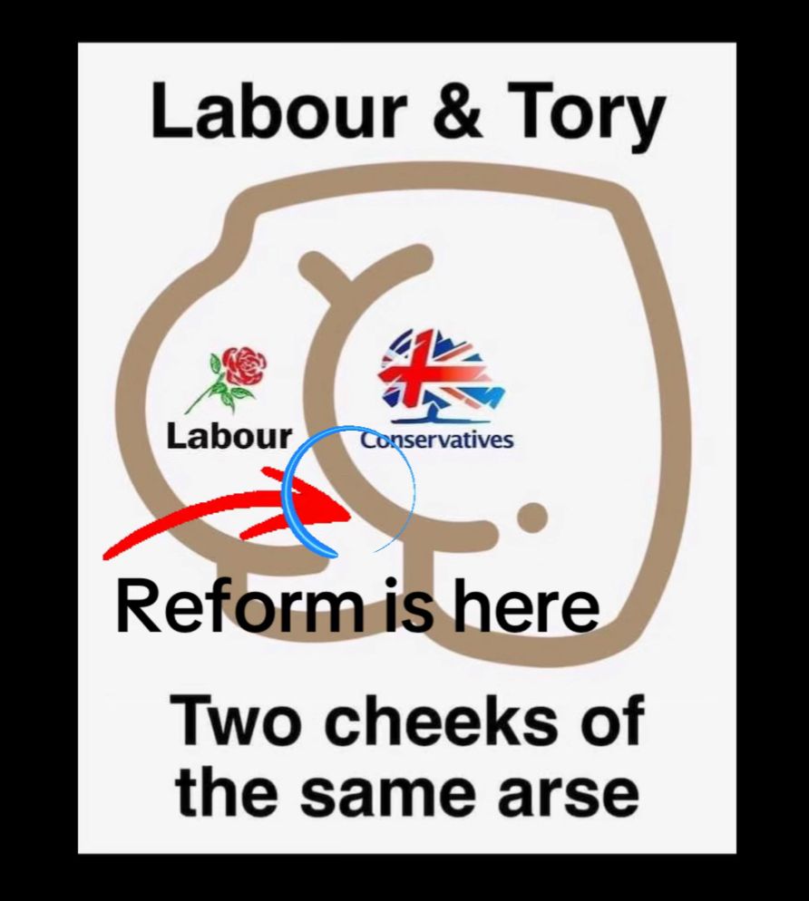 Same not different #reform #conservetives #labour 