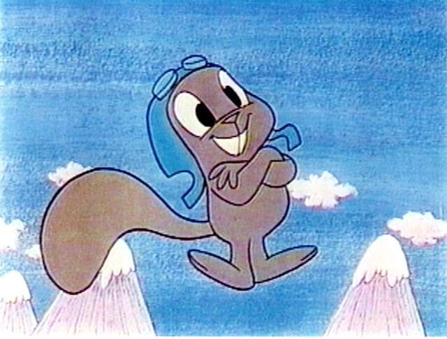 June Foray was the voice of Rocket J Squirrel in the Adventures of Rocky and Bullwinkle