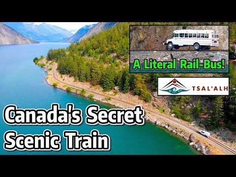 ⁴ᴷ⁶⁰ Canada’s Most Spectacular Passenger Train – Exploring the Tsal’alh Seton Train!