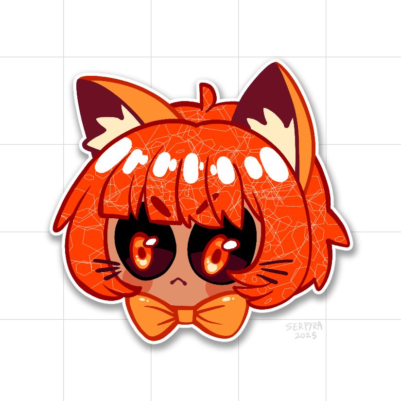 Art of my character Rada with cat ears and a bowtie