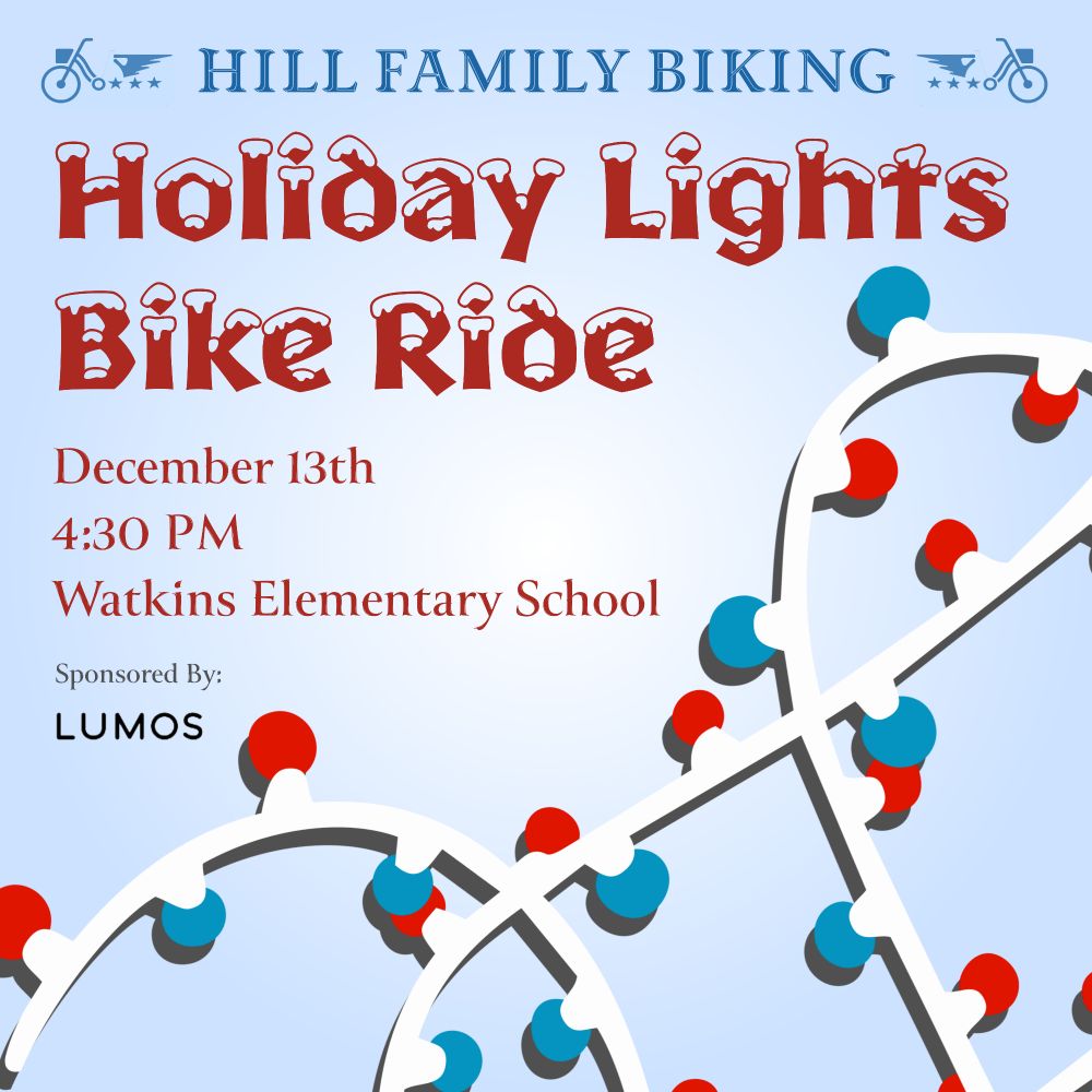 Holiday Lights Ride Flyer 
