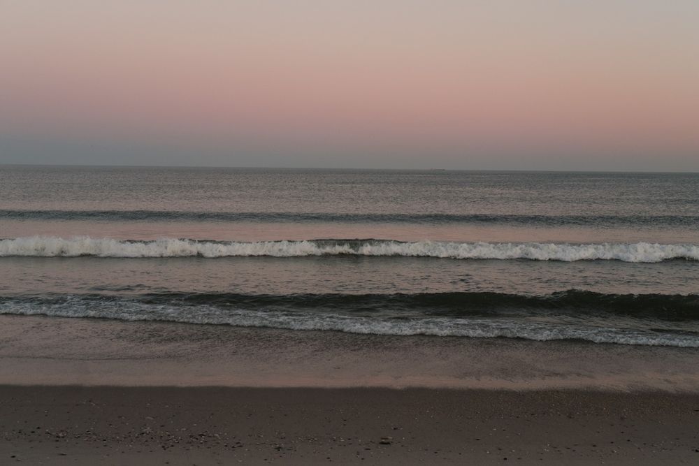 dusk at the beach