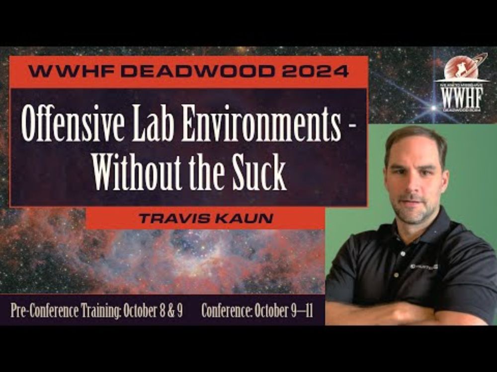 Offensive Lab Environments (Without the Suck) | Travis Kaun