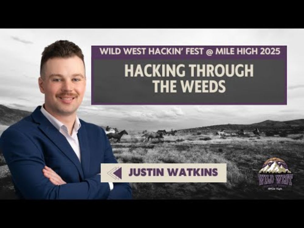 Hacking Through the Weeds | Justin Watkins