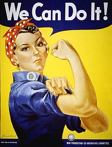 Rosie the Riveter "We can do it" poster