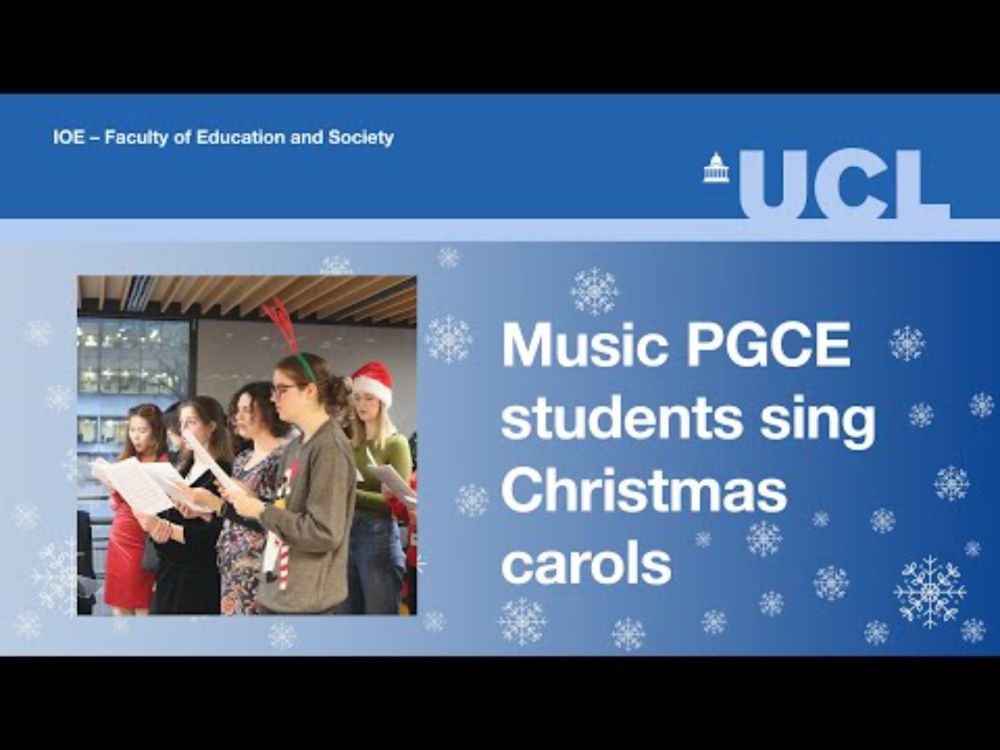 Music PGCE students sing Christmas carols | UCL IOE
