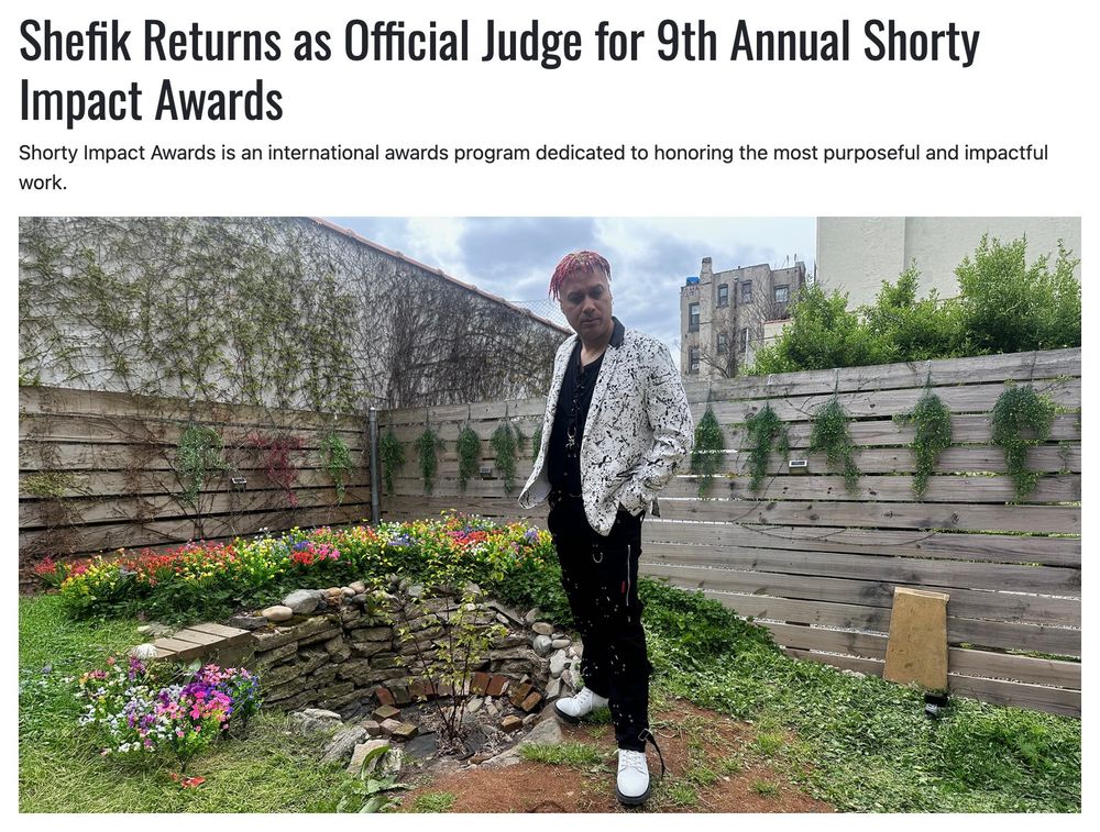 Media personality Shefik returns as an official judge for the 9th Annual Shorty Impact Awards. This year's winners include Sony Pictures Animation, 7-Eleven, NBCUniversal, Justice Defense Fund, FOX Sports, J.P Morgan Wealth Management, and Walgreens.