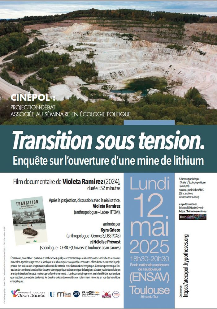 Affiche du Cinépol avec les informations (date, horaires, etc.)