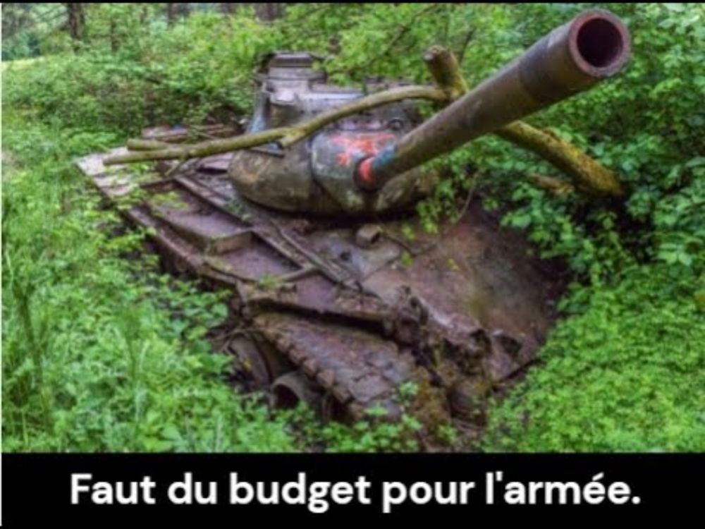 Goguette "Faut du budget pour l'armée"