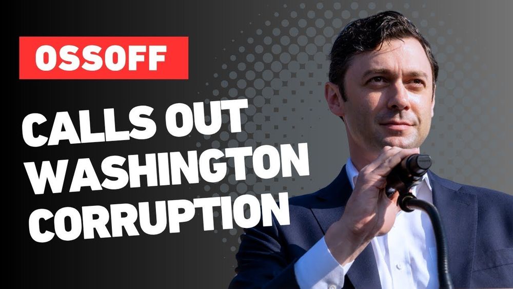 Ossoff: This is why nothing works for ordinary people.