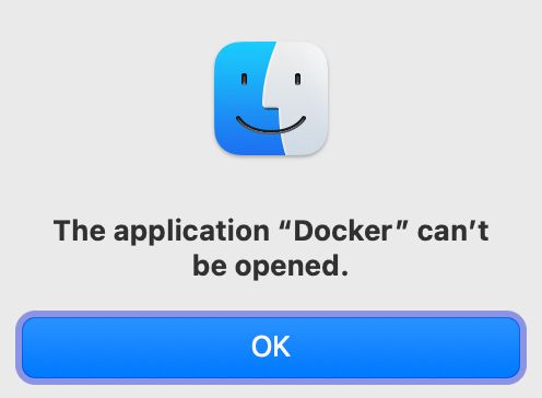 MacOS not letting me open Docker, which is a critical path on how I do most of my software development