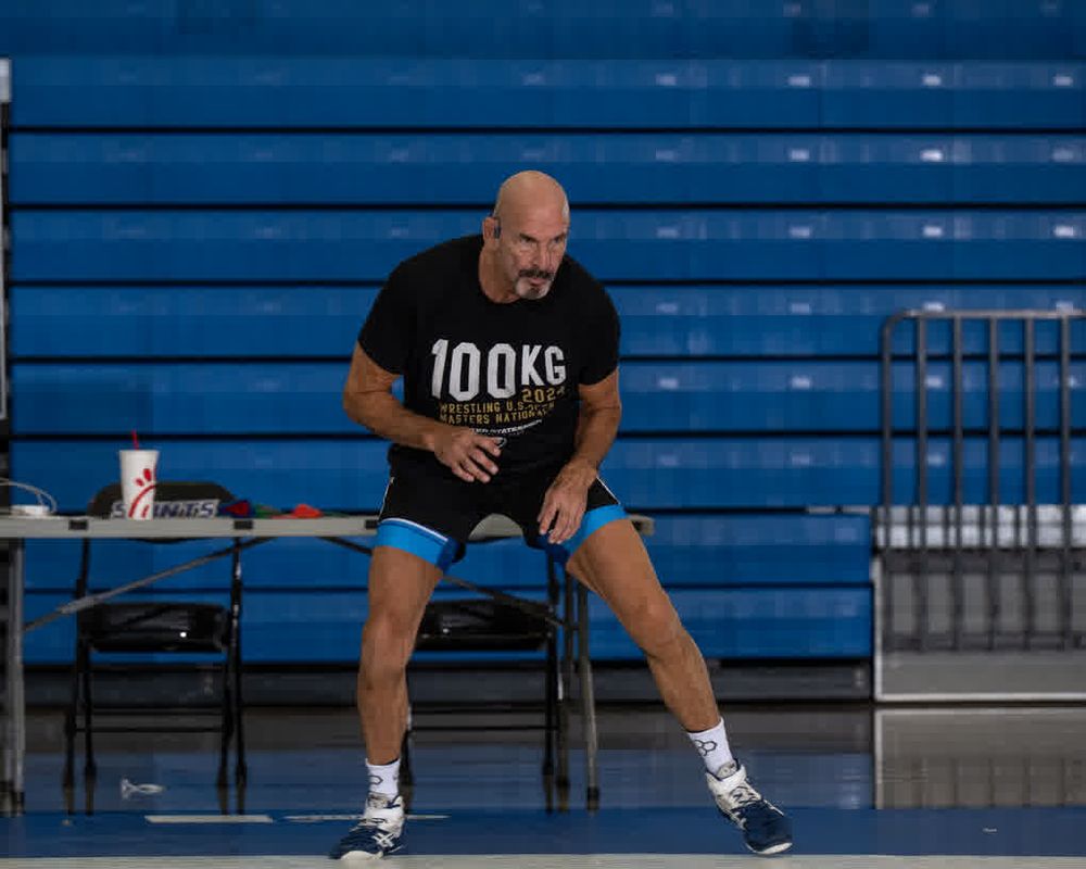 Mark Dollins wrestling