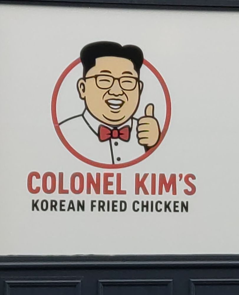 Colonel Kim's Korean Fried Chicken, proving that humour isn't entirely dead in the university quarter.