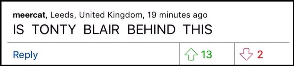 IS TONTY BLAIR BEHIND THIS 