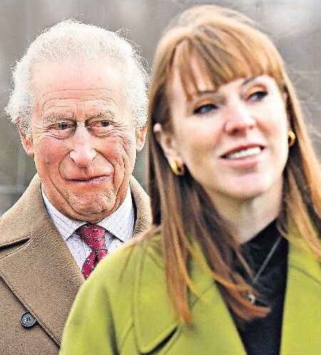 King Charles-Charlie-Chatles and Angela Rayner 