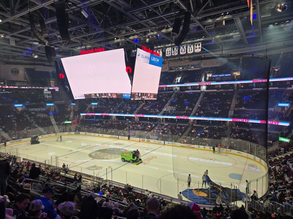 I'm sitting on the other side of Rocket Arena than i usually do